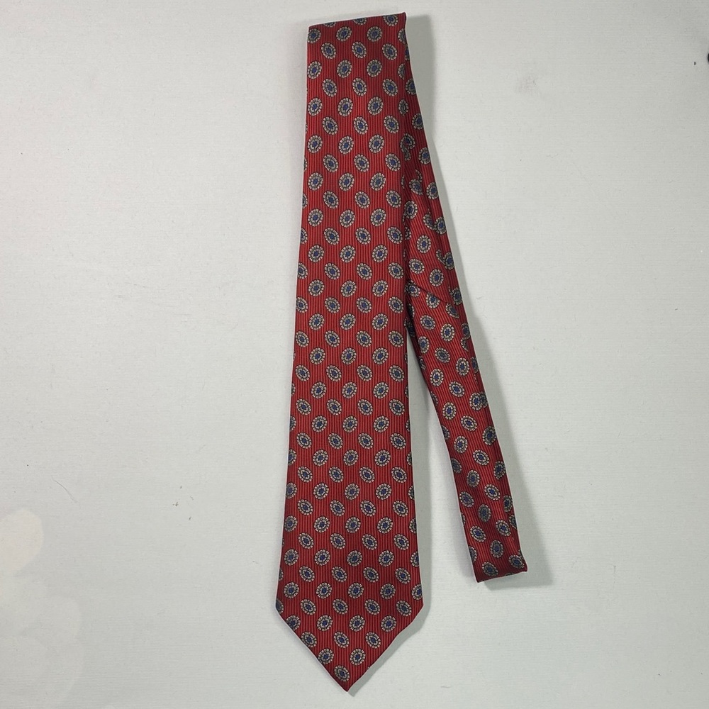 Classic Red Patterned Men's Tie